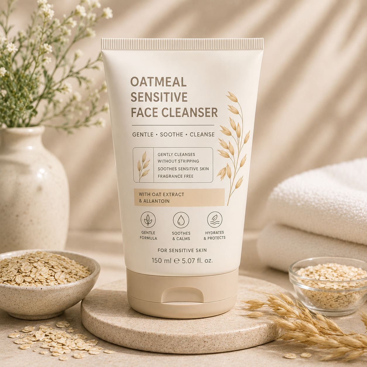 oatmeal sensitive face cleanser oatmeal sensitive face cleanser