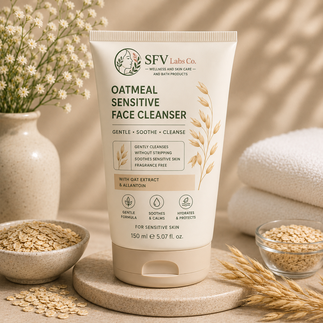 oatmeal sensitive face cleanser oatmeal sensitive face cleanser